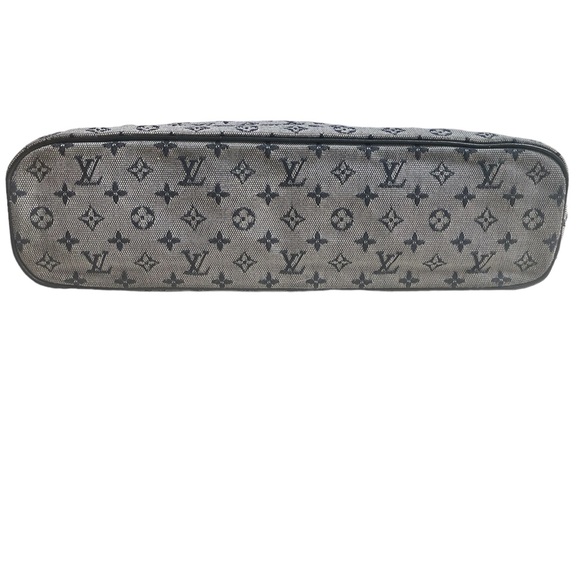 Authentic Louis Vuitton LV Hand Bag LucillePM Blue Monogram Mini Lin - Picture 16 of 17